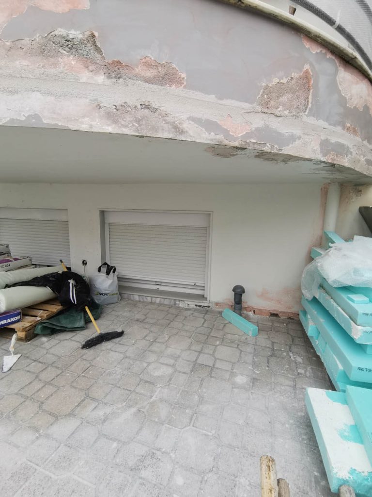 Εφαρμογή θερμομόνωσης σε μονοκατοικία στο Πανόραμα Θεσσαλονίκης