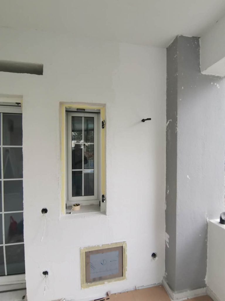 Εφαρμογή θερμομόνωσης σε μονοκατοικία στο Πανόραμα Θεσσαλονίκης