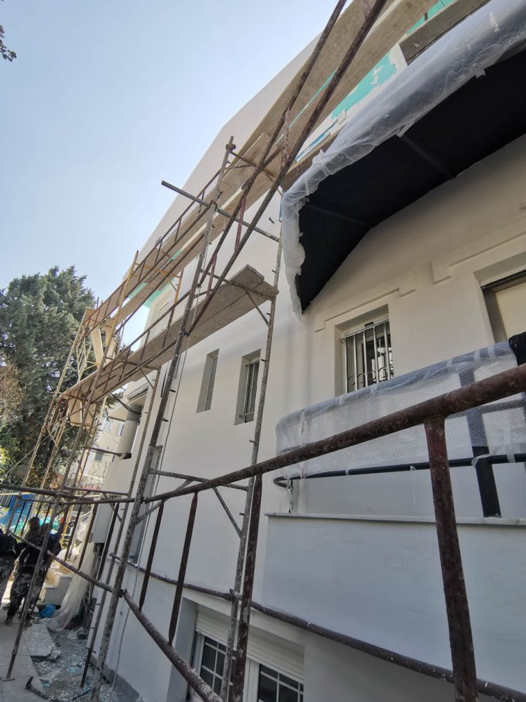 Εφαρμογή θερμομόνωσης σε μονοκατοικία στο Πανόραμα Θεσσαλονίκης